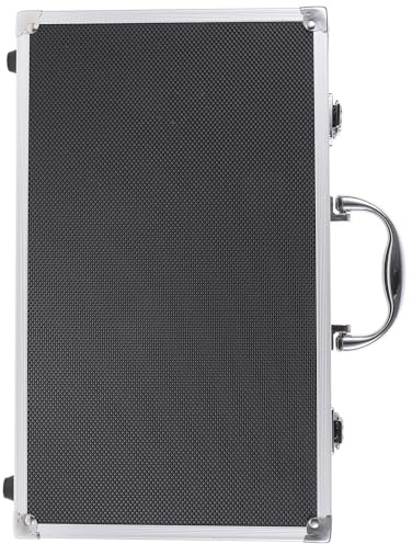 TOKIDNY Maletín Organizador Resistente para Micrófono Inalámbrico de Mano Caja de Almacenamiento Portátil con Asa Material Duradero para Karaoke y Emisoras Capacidad para Micrófonos