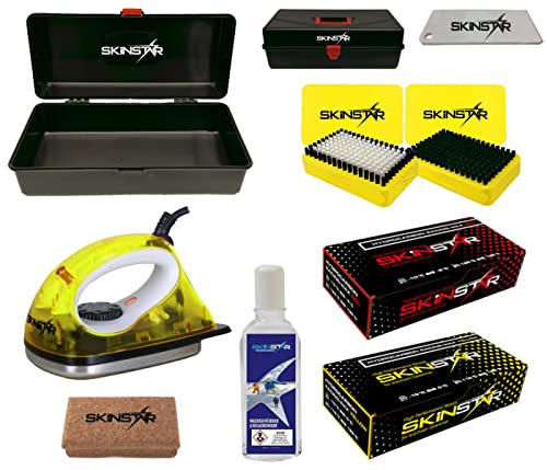 SkinStar Worldcup Wax Set Starter Ski Wachs Set, Hydrocarbonwachs 9-teilig