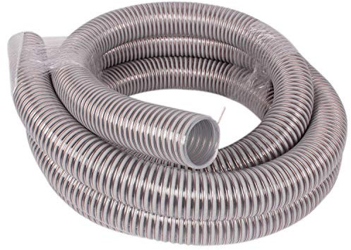 silos24 104160 Pelletschlauch 10 Meter NW 50 mm mit CU-Litze Saugschlauch Rückluftschlauch Förderschlauch, Schlauchlänge:10 m