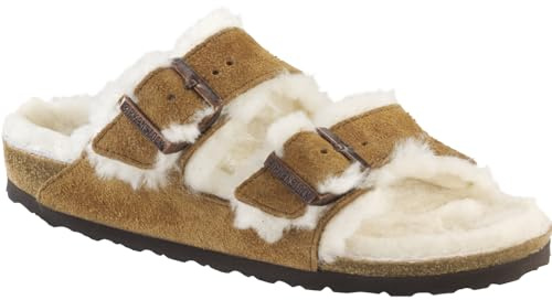 Birkenstock Arizona Slim Sandale 2019 Mink Lambskin
