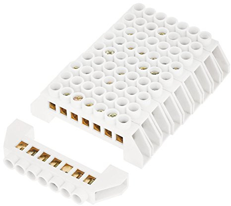 Borniers 10 pièces conception de pont à 7 trous fil de distribution électrique vis connecteurs de bornier en laiton