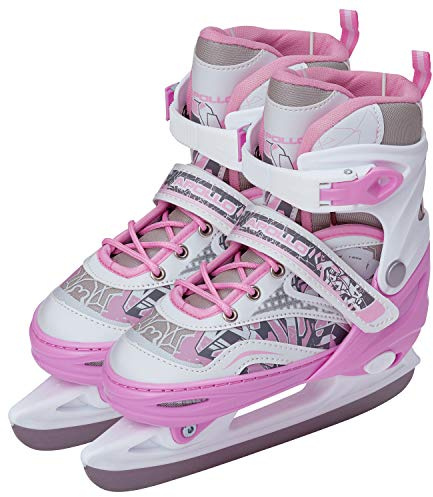 Apollo Scarpe Pattini da Ghiaccio X PRO – Pattini Bambina Regolabili per Donne, Bambini e Adolescenti, Pattinaggio Ghiaccio alla Moda, 3 Taglie (da 31 a 42)
