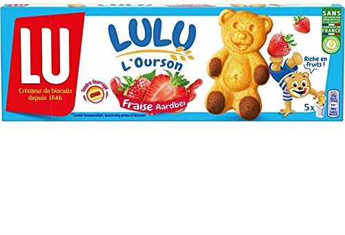 LULU L'OURSON - À La Fraise 150G - Lot De 4 - Offre Special