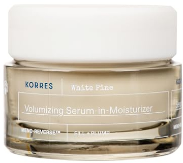 KORRES WHITE PINE Meno Reverse Volumengebende Serum-in-Creme für normale - reife Mischhaut nach den Wechseljahren, vegan, 40 ml