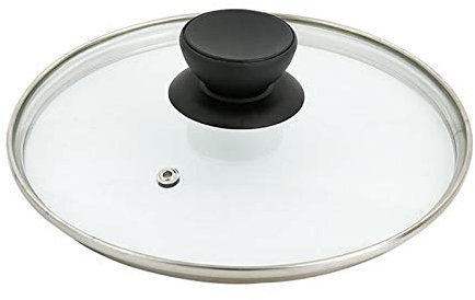 Pannlock Byte av pannlock Transparent glaskastrulllock för att passa alla sås- och stekersättningslock (28cm)