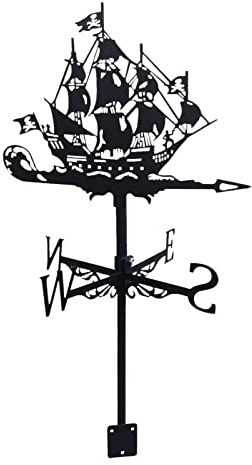 Wetterfahne Aus Metall, Wetterhahn Wetterfahne Aus Edelstahl Wetterfahne Aus Metall, Edelstahl Wetterfahne Für Segelboote Zur Dekoration Im Außenbereich Für Segelboote Zur Dekoration Im Außenbereic