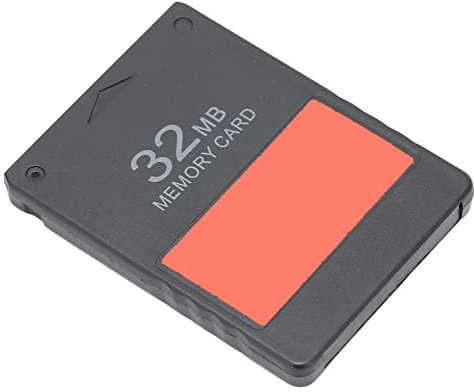 Cyllde 32MB Game Memory Card, High Speed FMCB V1.966 Memory Card Support with PS1 Emulator Plug and Play for PS1 and for PS2 Games