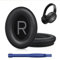 HATOFES Earpads Replacement for Bose QuietComfort 45 (QC45) QuietComfort SE (QC SE)/New Quiet Comfort Wireless Headphones - Ear Pads Replacement Cushions Foam with Softer Protein Leather - Black