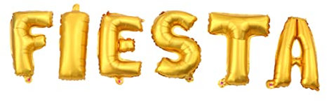 Abaodam Foliene Buchstaben Ballons Gold Party Dekoration Aluminium Folie Ballons Fiesta Brief Fotorequisiten Hintergrund