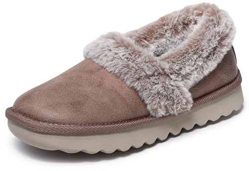 Skechers Women's Cozy Up Slipper, Tortora, 38 EU