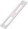 EMSea 1 Plaque de Gâche Plate de Porte en Acier Inoxydable 172mm x 33,7mm pour Poignée de Porte Pêne Dormant Plaques de Gâche de Sécurité Porte Ouvre-porte électrique Argent (entièrement Fermé)