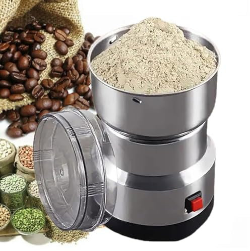 Moulin À Épices Commercial En Acier Inoxydable, Broyeur Électrique 150 G, Couteau En Acier À Quatre Feuilles, Moteur Entièrement En Cuivre, Broyage Rapide, Pour Maïs Sec, Café, Blé, Poivre, Graines