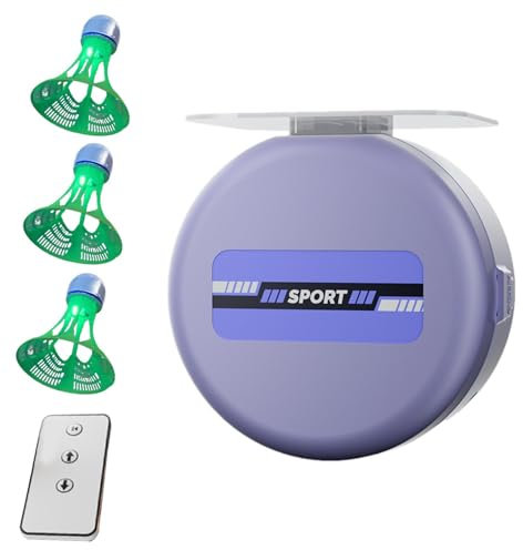 Badminton-Rebound-Training, Automatischer Rebound-Badminton-Trainer | Indoor-Badminton-Trainingshilfe,Badminton-Trainingsgerät, verstellbar, Badminton-Rebound-Trainer, Badminton-Ausrüstung für Männer