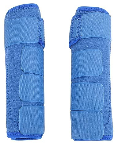 Blue Horse Sports Stiefel, schützende, atmungsaktive Beinwickel mit Klettverschluss, ideal für Trainingsreitwettbewerbe, hochwertiges Nylon-Polyurethan-Polyester-Material, sichere, stabile F