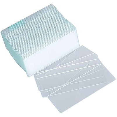 ULTECHNOVO 50stücke Microscope Slides Aus Optischem Glas Für Biologie Chemie Und Bildung Für Labor Und Forschung Dünn Und Präzise Verarbeitet