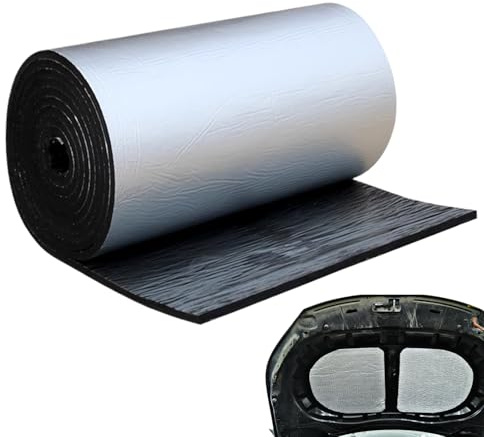 Matériau d'isolation acoustique de voiture - Tapis d'isolation acoustique pour véhicule, isolation phonique, réduction du bruit, barrière thermique pour toit, coffre, capot, porte