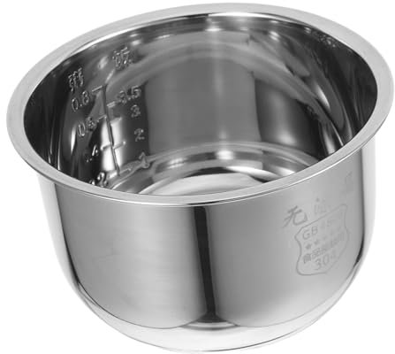 ZUNOXAZ Pot De Rechange Intérieur Pour Cuiseur à Riz Acier Inoxydable Revêtement Antiadhésif Pour Cuisson Électrique Remplacement