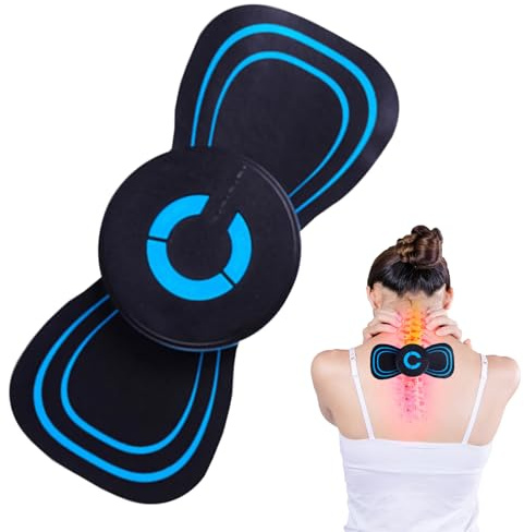 Nackenmassagegerät, EMS Trainingsgerät mit 6 Modi Tragbares Massagegerät USB Mini Zervikal Massagegerät Muskelschmerzlinderung für Arme/Schulter/Nacken/Rücken/Bauch (1)