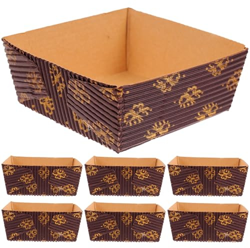 Yardwe Lot de 25 Moules en Papier pour Cake et Bols à Gâteau 8x7,5x3 Cm Papier Épais Résistant la Chaleur Jetables Empilables pour Fêtes de Bienvenue Bébé