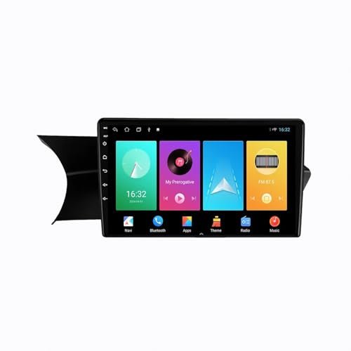 Radio Macchina Touch Screen per Mazda 6 GH Rui Wing 2008-2015 Ips Touchscreen, Auto Stereo Radio con Bluetooth/Gps/Controllo Vocale/Mirror Link/Aux, 4 Nucleo 4G+64G