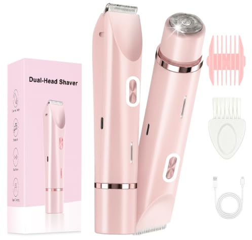 Rasoir Klyne Femme – Tondeuse Intime & Sourcils, Recharge USB