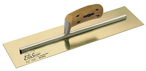 Kraft Tool Kraft CFE541K 14 by 4 Elite Series Five Star Golden Stainless Steel Cement Trowel with Cork Handle (1per Pack)