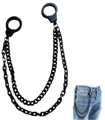 ZOYLINK Jean Keychain Hose Kette Mode Multilayer Kette für kreative Hosen
