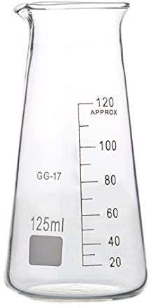 DONLAB BKE-0250 Borosilicate Glass 250ml Measuring Conical Beaker Erlenmeyer Graduated Beaker