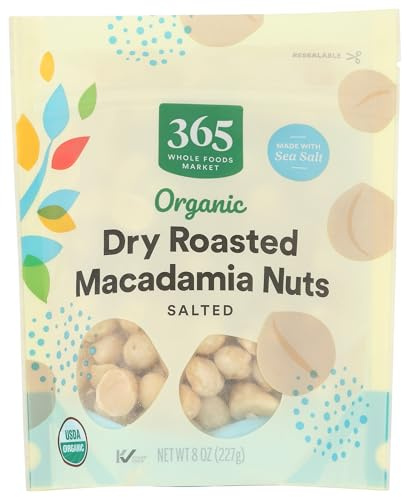 365 by Whole Foods Market, Organic Macadamia Nuts, 8 Ounce