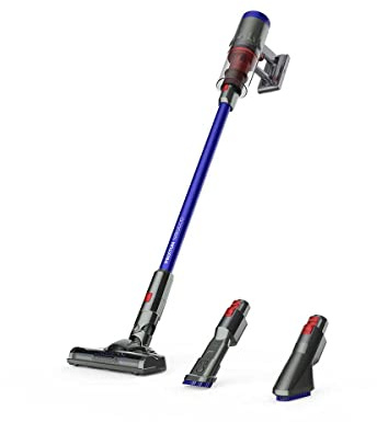 PRIXTON Sirocco - Aspirador Vertical y de Mano sin Cable para el Hogar con Filtro HEPA 350W y 21Kpa, Aspiradora inalámbrica 2 en 1, 650 ml, Incluye Cepillo Motorizado y Boquilla