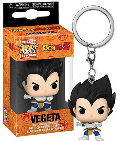 Funko Pop! Keychain: DBZ - Vegeta Dragon Ball Z - Minifigura de Vinilo Coleccionable Llavero Original - Relleno de Calcetines - Idea de Regalo- Mercancia Oficial - Anime Fans - Minifigura