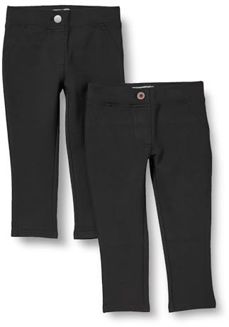 Amazon Essentials Bambine e Ragazze Pantaloni Uniformi in Maglia Ponte Aderenti