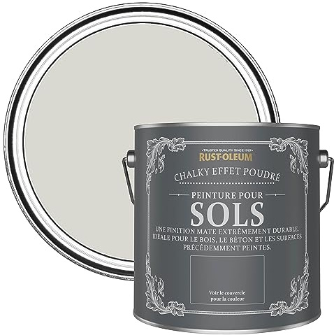 Rust-Oleum Peinture Grise Résistante aux rayures pour Sols, Finition Mate - Bouleau 2.5L