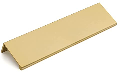 Goldenwarm 5 Stück Griffe Möbel Möbelgriffe Gold 128mm Schubladengriffe Schrankgriffe Gold Griffe für Küchenschränke Küchengriffe Edelstahl Aluminium türgriffe küche