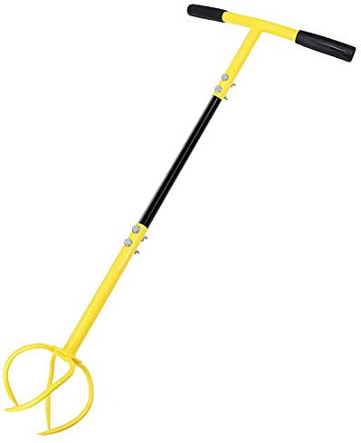 Facynde Manuelle Grubber - Klauengrubber mit langem Griff | Handpflüger für Pflanzkasten und Gartenbeet, höhenverstellbares Gartenbodenwendeartefakt