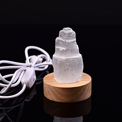 1PC Gesso Naturale Colonna Torre Scultura di Cristallo Artigianato Decorazione Della Casa Regale, Telaio Luce, 90-130g