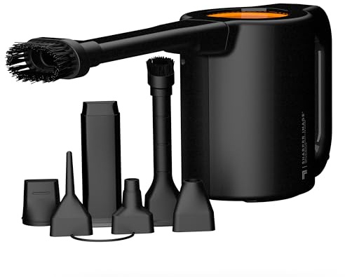 Sharper Image MACH 02 High Velocity Compressed Air Duster, 7 Attachments, Inflate and Deflate