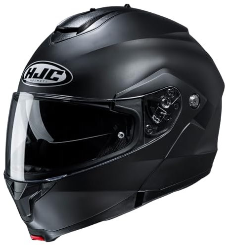 HJC, Modularer Motorradhelm, C91N Halbmattschwarz, L, Matt-schwarz