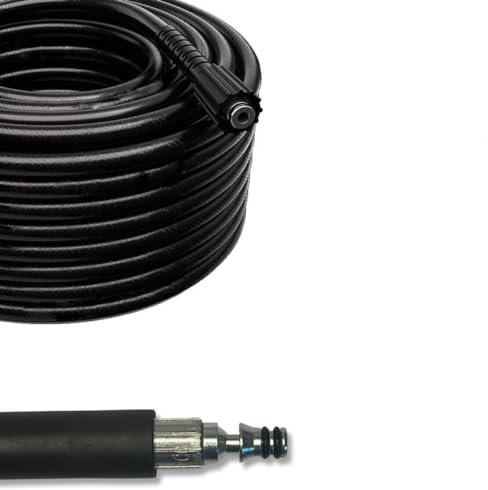 Manguera de alta presión para extensión Parkside M22 x 1,5 mm con boquilla de 15 mm (8 metros)