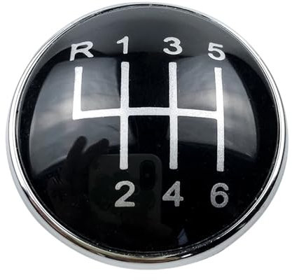 Schaltsack Schaltmanschette Für VW Für Passat B5 3BG B6 B7 CC 3C Für Golf 4 MK4 Für Bora Für Jetta Auto Schaltknauf Emblem Kappe Abdeckung Schaltkopf (Farbe : R123456)