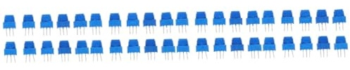PartyKindom 40pcs Trimmer Potentiometers Assortment Kit for Breadboard Trim Potentiometer Resistors Trimmer