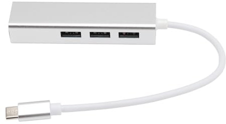 Adaptateur USB vers Ethernet, Hub USB C Compact, Adaptateur Réseau RJ45 Gigabit, 3 Ports USB3.0 et 1 Interface RJ45, 1000 Mbps, pour XP, 7, 8, 10