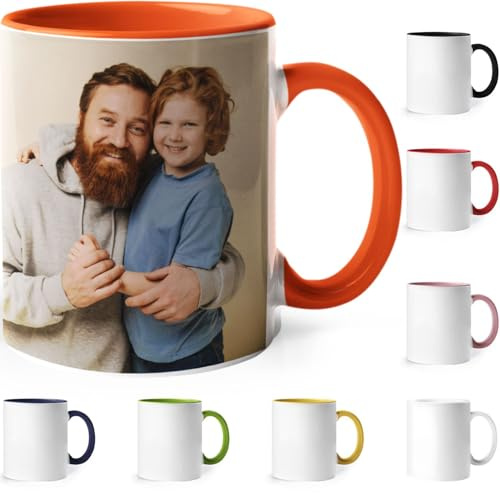 tostadora Personalisierte Tasse mit Foto & Text - Fototasse Selbst Gestalten Geschenk Geburtstag