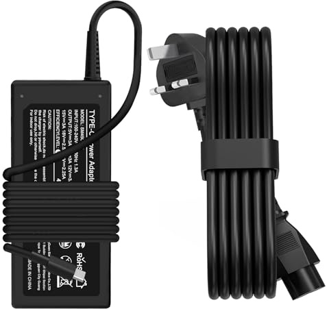 FJEZCHN 45W USB C Laptop Charger Compatible With HP Chromebook X360 Spectre 12 13 15 Pavilion X2 Probook Elitebook Envy Compatible With Dell Lenovo Asus Acer Samsung Type C Fast Charging Power Adapter