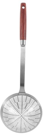 HOLIDYOYO Cucharón De Acero Inoxidable Ranuras Para Escurrir Colador Multifuncional Para Freír y Preparar Pasta Utensilio De Cocina Para Separar y Residuos
