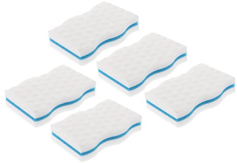 FOMIYES Esponjas de Limpieza de Alta Densidad Herramienta Fuerte Absorción de Agua Paquete de 5 Adecuado para Fiesta Verano para Hogar y Cocina