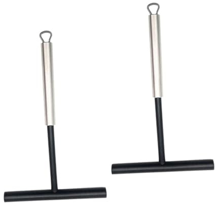 VALICLUD 2 Esparcidores Profesionales De Panqueques, Herramienta Doméstica De Acero Inoxidable y Nailon, Apto Para Mantequilla y Masa, Accesorio Cocina Para Crepes, 2 Piezas