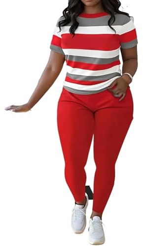 HBQ Women 2 Piece Outfits Biker Short Workout Jogger Sets,HONGBTW,M