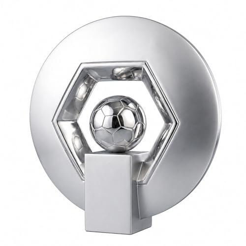 Huadafun Réplique de Trophée de Ligue de Football Française, Coupe de Champion Soccer à Collectionner, Cadeau Fan, Décoration Bureau Bar Club