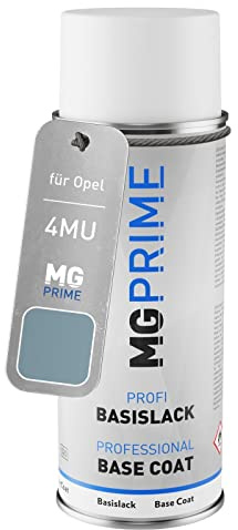 MG PRIME Autolack Spraydose für Opel 4MU / 21C Aeroblau Metallic | Bleu Aero Metallic, Basislack, Sprühdose 400ml